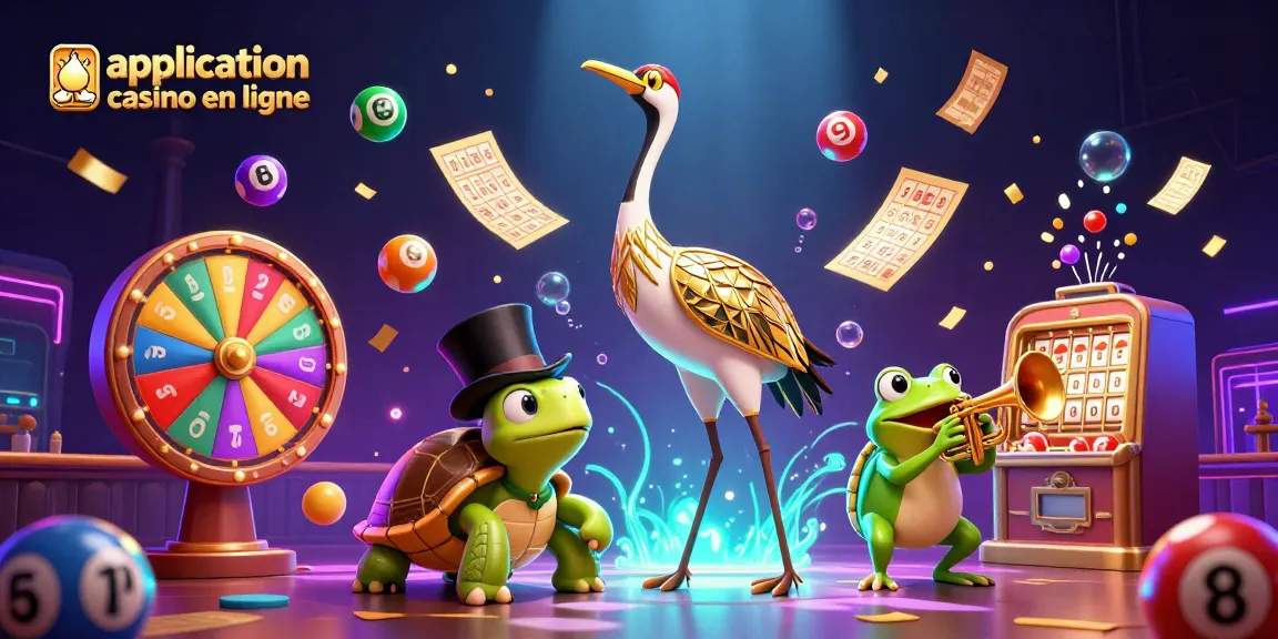 Jouez à votre application casino en ligne avec des personnages colorés dans une scène dynamique.