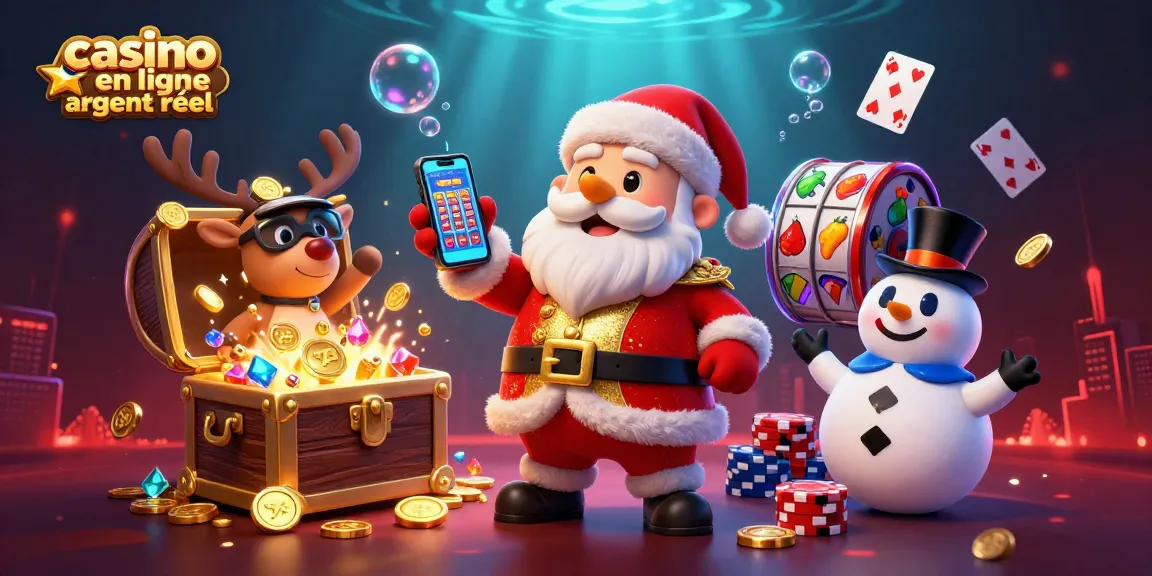 Gagnez en jouant au casino en ligne argent réel avec Santa et ses amis au milieu de trésors sous-marins.