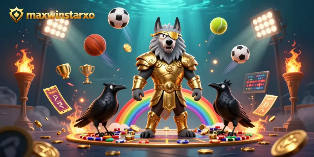 Engage with maxwinstarxo's vibrant casino experience featuring dynamic elements around Norse characters.