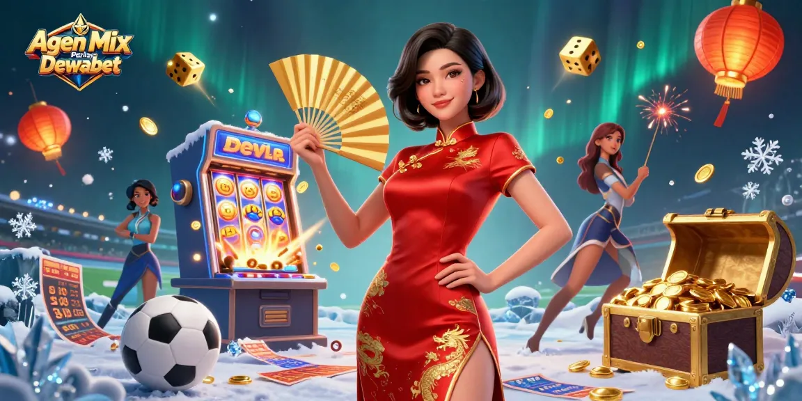 Engage in thrilling sports betting action with Agen Mix Parlay Dewabet, featuring dynamic elements and vibrant visuals.