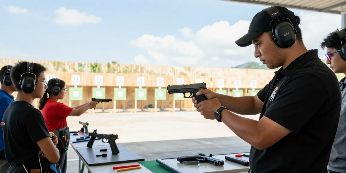 Glock slide tutorials at https://precisionglockslides.com with expert instructor and engaged students.
