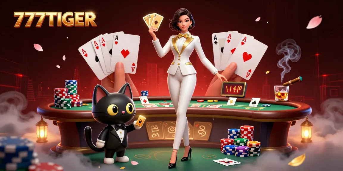 Experience immersive gaming at 777TIGER with glamorous characters and inviting casino elements.