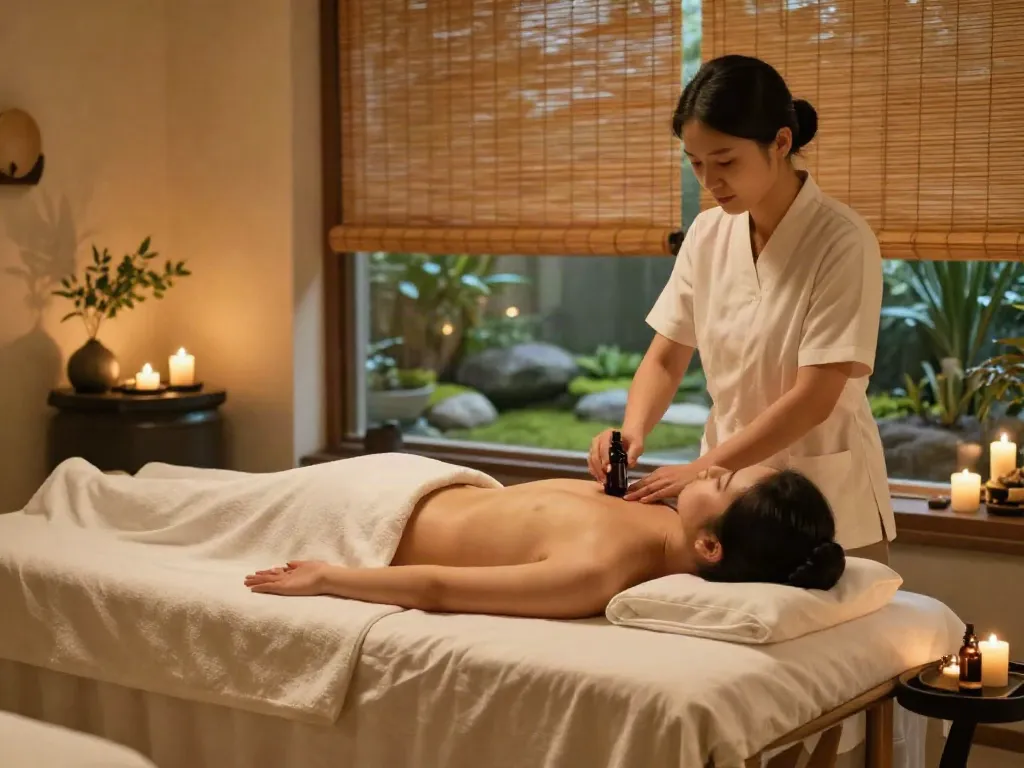 Experience 일산출장마사지 in a luxurious spa setting with serene ambiance.