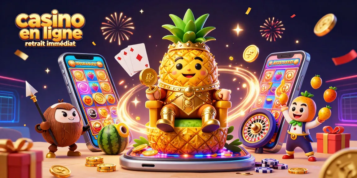 Profitez de casino en ligne retrait immédiat pour gagner avec succès dans un univers de jeux animé.