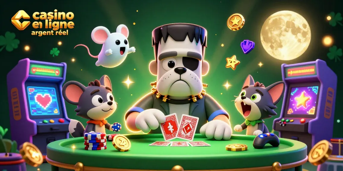 Participez à des jeux passionnants au casino en ligne argent réel, avec des personnages animés et des éléments de jeu captivants.