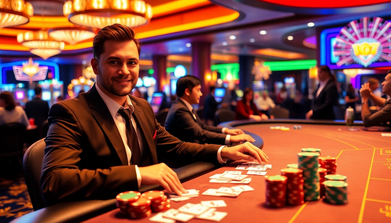 Experience the excitement of Non gamstop Casino Uk with vibrant gaming tables and engaging atmosphere.