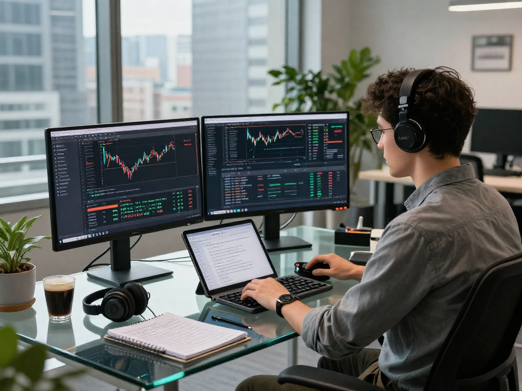 Enhance your trading strategies with the HK stock real-time API in a modern fintech workspace.
