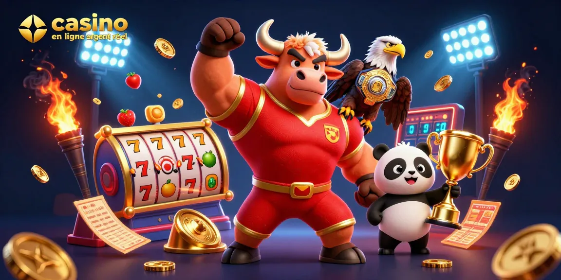 Jouez au casino en ligne argent réel avec des personnages 3D animés dans un univers vibrant et luxueux.