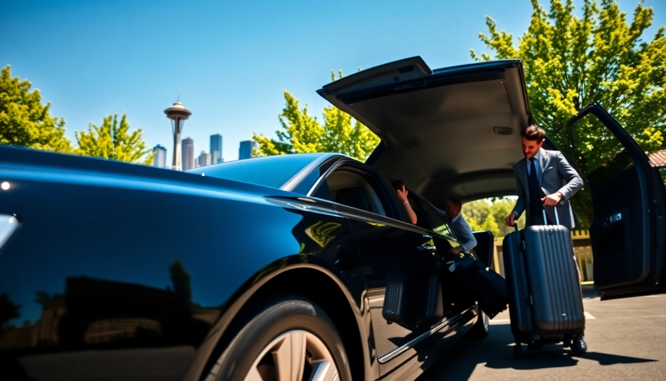 Experience a luxurious seattle to vancouver limo ride featuring sleek design and urban scenery.
