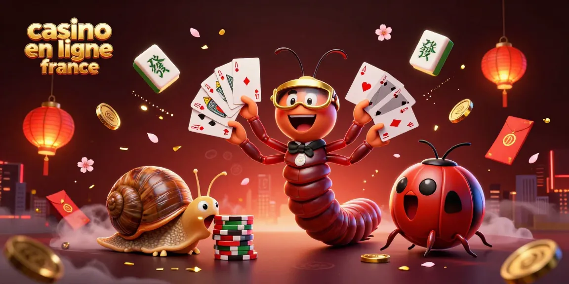 Découvrez un monde vibrant de jeux dans "casino en ligne en France" avec des personnages animés et des éléments captivants.