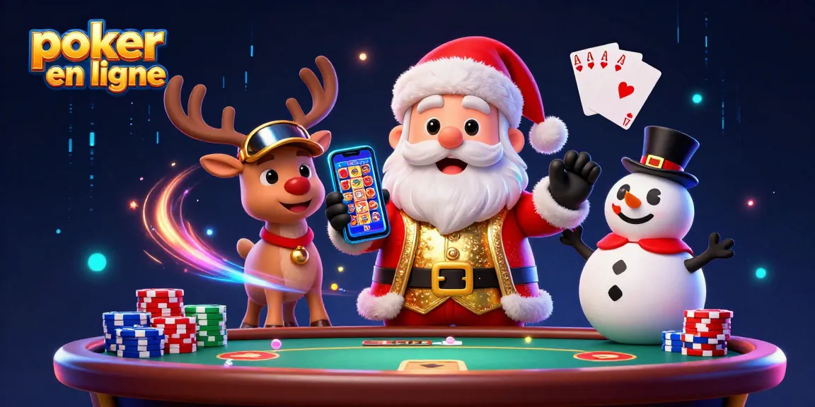 Jouer au poker en ligne avec des personnages en 3D dans une scène de casino dynamique.