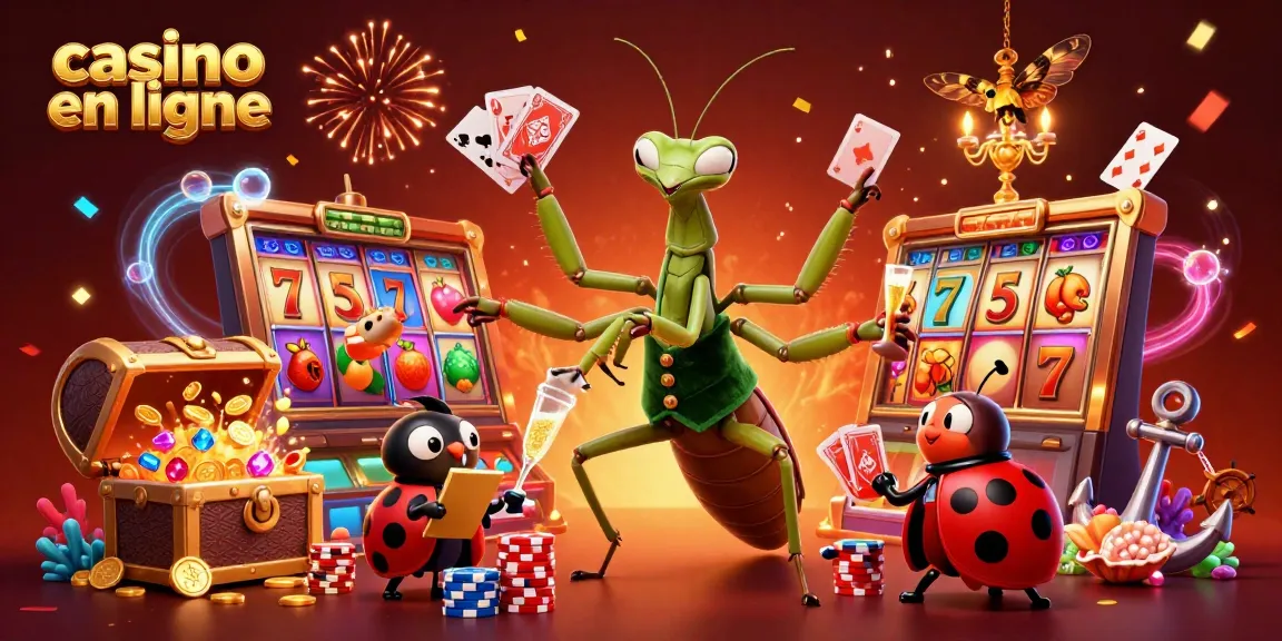 Jouer dans un casino en ligne avec des personnages animés colorés et des trésors sous-marins.