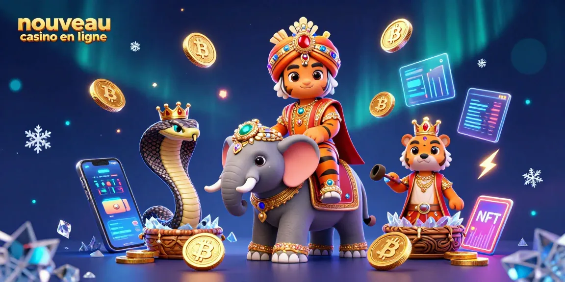 Illustrez votre expérience de jeu dans un nouveau casino en ligne avec cette scène dynamique.