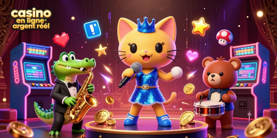 Célébrez avec des personnages animés dans un casino en ligne argent réel, ambiance festive et jeux dynamiques.