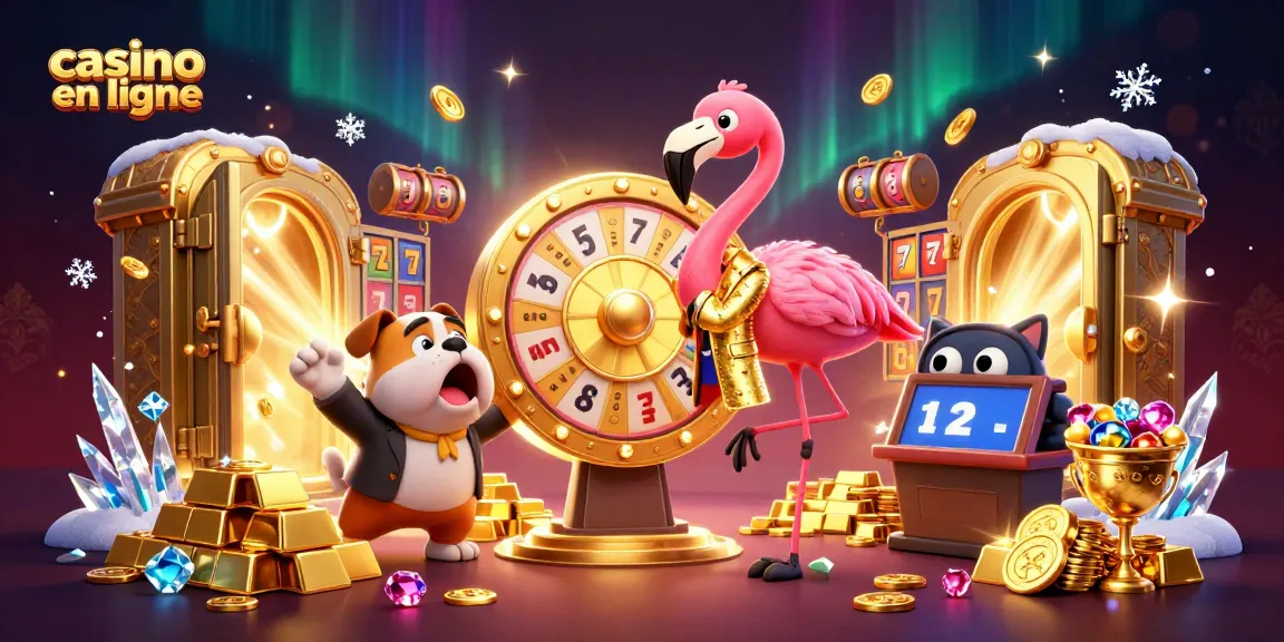 Gagnez des jackpots dans un casino en ligne avec des personnages amusants et une ambiance festive.