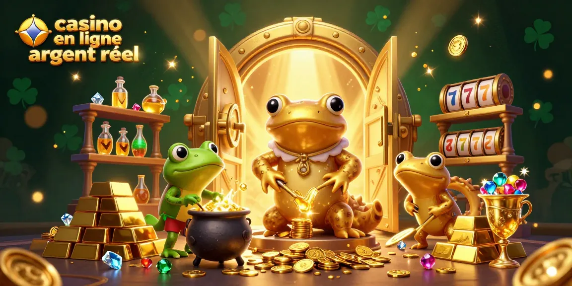 Jouer au casino en ligne argent réel avec un alchimiste transformant des métaux en pièces d'or et des assistants autour.