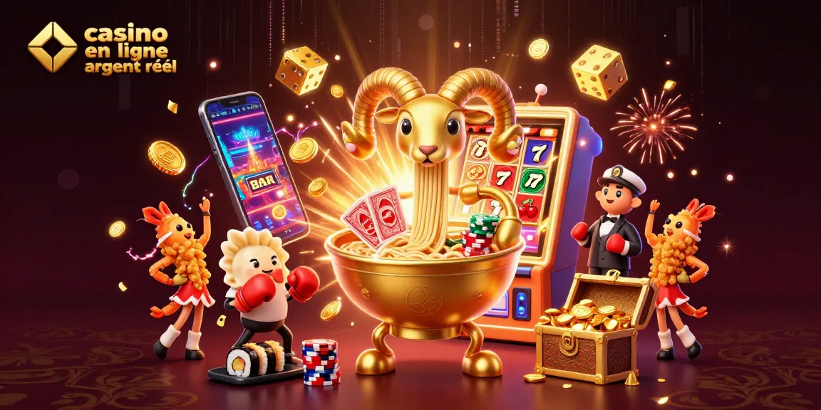 Gagnez gros avec le casino en ligne argent réel grâce à une illustration fascinante de personnages de casino
