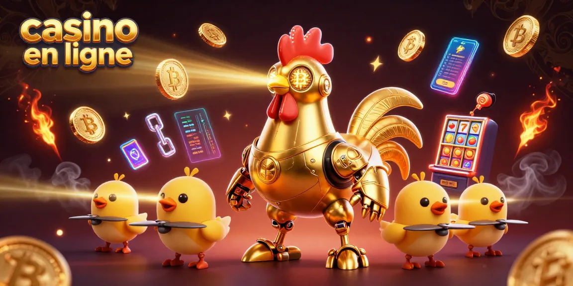 Jouer dans un casino en ligne dynamique avec des personnages futuristes et des symboles de machines à sous.