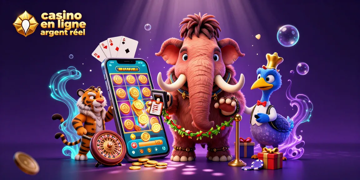 Vivez l'excitation du casino en ligne argent réel avec un mammouth à la porte et ses invités emblématiques.