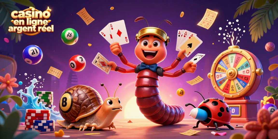 Vivez l'excitation des jeux avec le casino en ligne argent réel et ses personnages animés.